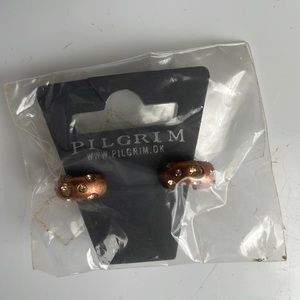 Pilgrim earrings copper